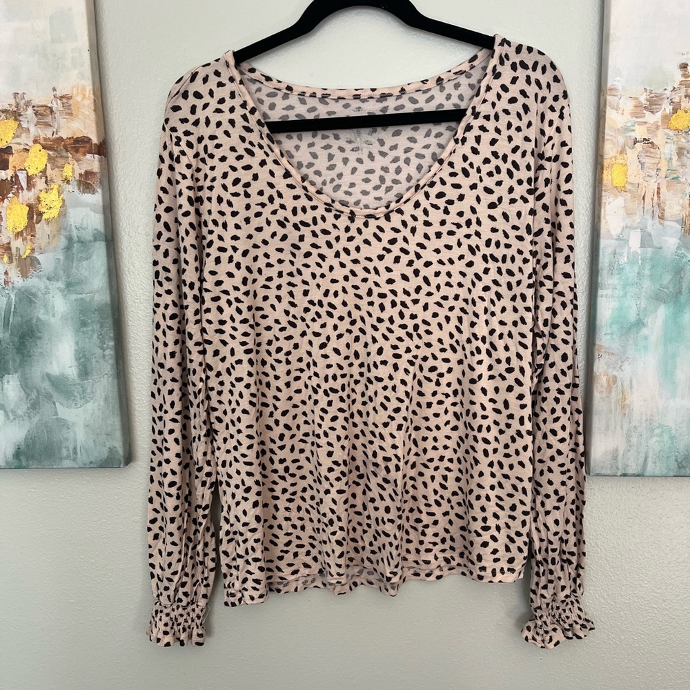 Maurice’s Chloe Print Balloon Sleeve Top